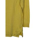 Ann Taylor  Women's Sweater Crew Neck Full Back‎ Button 3/4 Sleeve Yellow Medium Photo 7