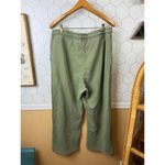 Daily Practice by Anthropologie Wide Leg Olive Sweatpants Photo 1