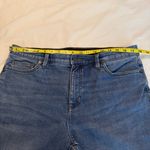 Lands’ End Denim Jeans Women’s Size 18 Inseam 30” Straight Leg High Rise Blue Photo 11