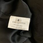 Erotokritos Wool Ruffle Front Belted Long Coat Gray Dressy 2 Photo 6