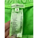 Good American Sweatpants Womens 7 4XL Pants Boyfriend Neon Green Cotton NWT Photo 6