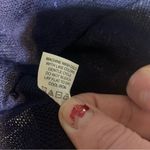 Charming Charlie NWT Navy Blue Thin Cardigan w/ White Lace; Medium Women’s Photo 8