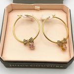 Juicy Couture  E-Bow & Couture Cut Hoop Earrings Photo 1