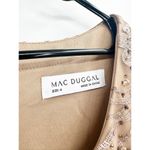 Mac Duggal  20285 Vintage Gold Jewel Encrusted Long Sleeve Square Neck Gown Sz 4 Photo 5