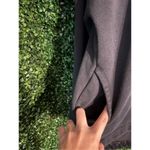 Athleta Women's Cozy Karma Funnel Neck Sweatshirt Tunic Fleece Sz XS Black Pocke Photo 2