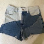 Hollister  Ultra High Rise Patchwork Denim Shorts Photo 0