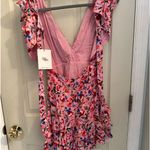 Hello Molly  pink blue floral dress Photo 1