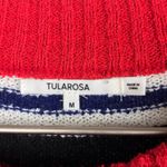Tularosa Red Stripe Robbins Sweater Merino Wool Knit Oversized Size Medium Photo 3