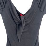n:philanthropy Black Tie Front Knit Bodysuit Size Small New Photo 1