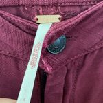 Free People Stay Awhile Carpenter Pants Mulberry Size 4 Purple Maroon Wide Leg Photo 10
