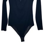 Willow & Clay Velvet Bodysuit Black‎ Medium Photo 3