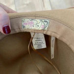Free People Wide Brim Fedora Hat Camel Tan 100% Wool Sz OS Photo 3
