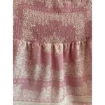 Intermix Silk Penelope Paisley Off-The-Shoulder smocked long sleeve Top small Photo 9