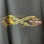 Harley Davidson  Route US 50 Muscle Shirt Vintage Y2K Large L Gray Tank Top Photo 6