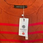 Merokeety  Women’s Cropped Sweater Size Medium Rust Pink Bat Wing Crewneck Photo 5