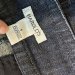 Harold's Jeans VTG SZ 6 Flare Leg Button Zipper Front Dark Wash Buttons Med Rise Blue Photo 7