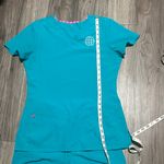 HeartSoul Turquoise Scrub Set Blue Size XS Photo 4