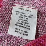 margaret o'leary  linen knit stripe cover up tank dress Large Photo 7