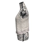 Anthropologie  XS Ivory Pointelle Sweater Tank | V-Neck Boho Cottagecore Knit Photo 3