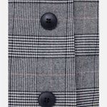 ZARA Black and Gray Plaid Mini Skirt Photo 3