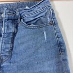 Old Navy  High Rise OG Straight Ankle Jeans Women Blue Denim Distressed  Size 6 Photo 3