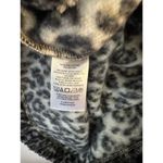 Loft Leopard Print Cozy Sherpa Sweatshirt Size XS Crewneck Warm Polyester Photo 2