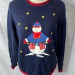 Christopher & Banks patriotic Christmas sweater Photo 0