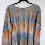 World Unity Sweater Womens XL Brown Boho Hippie Fairy Sparkle Flare Sleeve Photo 8