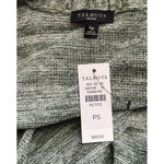 Talbots Green White Stripe Open Cardigan Women’s Long Sleeve Sweater NEW Small P Photo 4