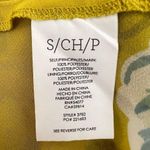 CAbi Simone Dazzle 3782 Cami Lined Floral Print Peplum 2 Pc Blouse Yellow size S Photo 7