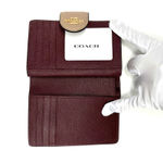 Coach  Medium Corner Zip Wallet in Taupe Leather 6390 Photo 3