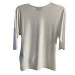 Joseph Ribkoff  white pop over blouse cinch waist elbow sleeve Sz 6 Photo 1