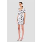 LE SUPERBE Winter Garden Floral Sequin Shift Dress | 2 | NWT White Photo 4