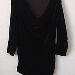 Boston Proper FINAL MARKDOWN LADIES'  Stretch Velvet Top 38” bust Photo 0