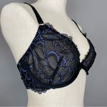 Savage X Fenty Bra Megan thee Stallion Starry Night Size 34DDD Black Blue Purple Photo 5