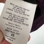 Lush Clothing Lush Purple Metallic Drape Neck Bodycon Dress Size XS NWOT Photo 7