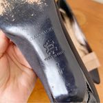 Claudia Ciuti • vintage satin bow pumps kitten heels black mocha ballerina retro Size 7 Photo 7