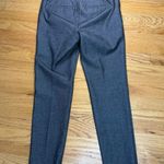 Talbots Chatham Ankle Pants Size 6 Sharkskin Gray Textured Ankle Trousers Photo 8