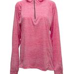 Woodland Creek Women's Quarter Zip Long Sleeve Shirt Heather in Pink, XL Photo 0