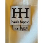 Haute Hippie Dress Women Medium Ivory Swan White Mirage Strappy Back Micro Mini Photo 8