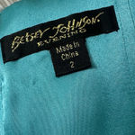 Betsey Johnson Vintage Rare Turquoise Babydoll Sequin Party Dress Photo 4