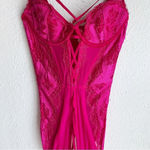 Victoria's Secret Victoria’s Secret Corset Lace Pink Garter Clips Size 34B Y2K Barbiecore Photo 1