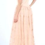 Maniju  Cap Sleeve Lace Skirt V-Neck Maxi Dress Pink Size XXXL NWT Photo 1