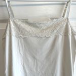 Maurice's Y2K  Cream Lace Trim Camisole Size Medium Nylon Spandex Layering Photo 3