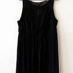 Torrid  Dress Black‎ Size 3X Faux Surplice Mesh Skater New With Tags Plus Curvy Photo 7