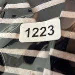 Tommy Hilfiger  women’s size small, striped V-neck, long sleeve top Photo 4