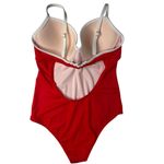 Shade & Shore  Cabana Red Light Lift underwire one piece swimsuit size 34D NWOT Photo 7