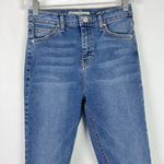 Topshop Moto Jamie Jeans with Tulle Hem Skinny Crop High Rise Size 28 EUC T2824 Photo 1