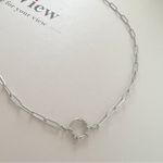 Stainless Steel Paper Clip Necklace Charm Pendant Holder Silver Plated
Unisex Photo 3