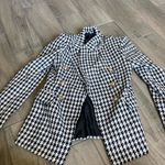 Houndstooth En creme  blazer Photo 0